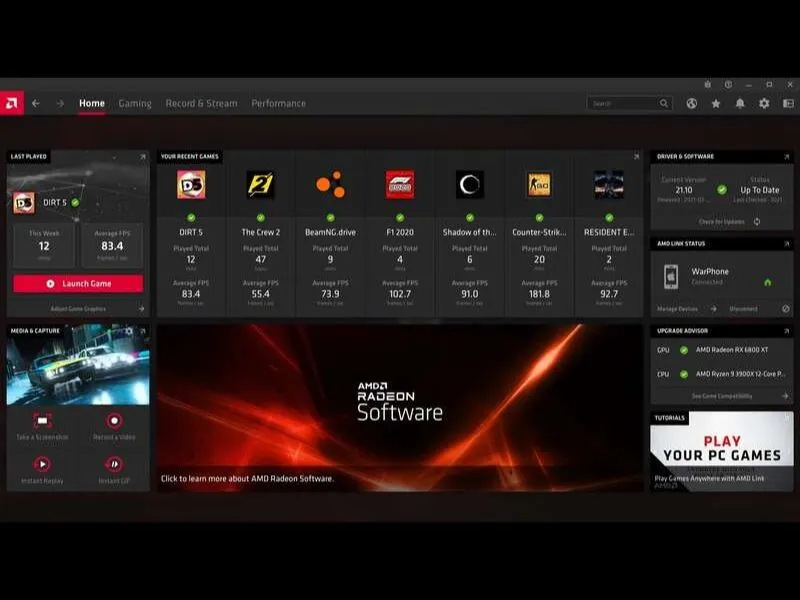 Tùy chỉnh driver AMD cho Roblox (nếu dùng GPU AMD)