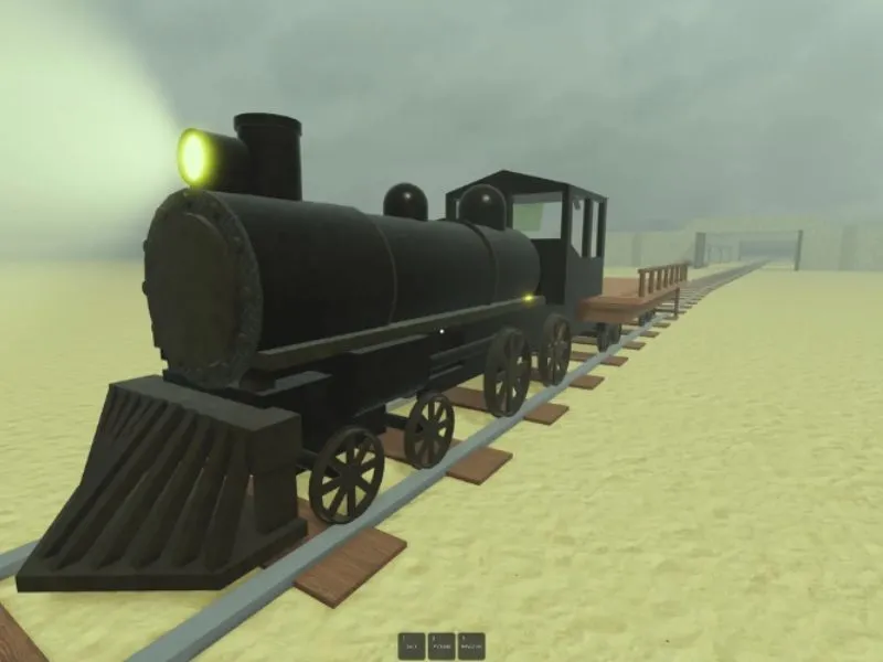 Điều khiển đoàn tàu trong Hack Dead Rails Roblox
