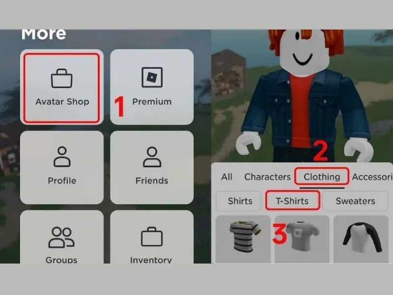 Hướng Dẫn Mua và Sử Dụng T-shirt Roblox