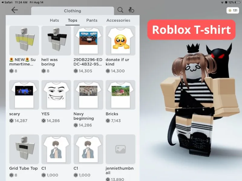 Roblox T Shirt Là Gì?