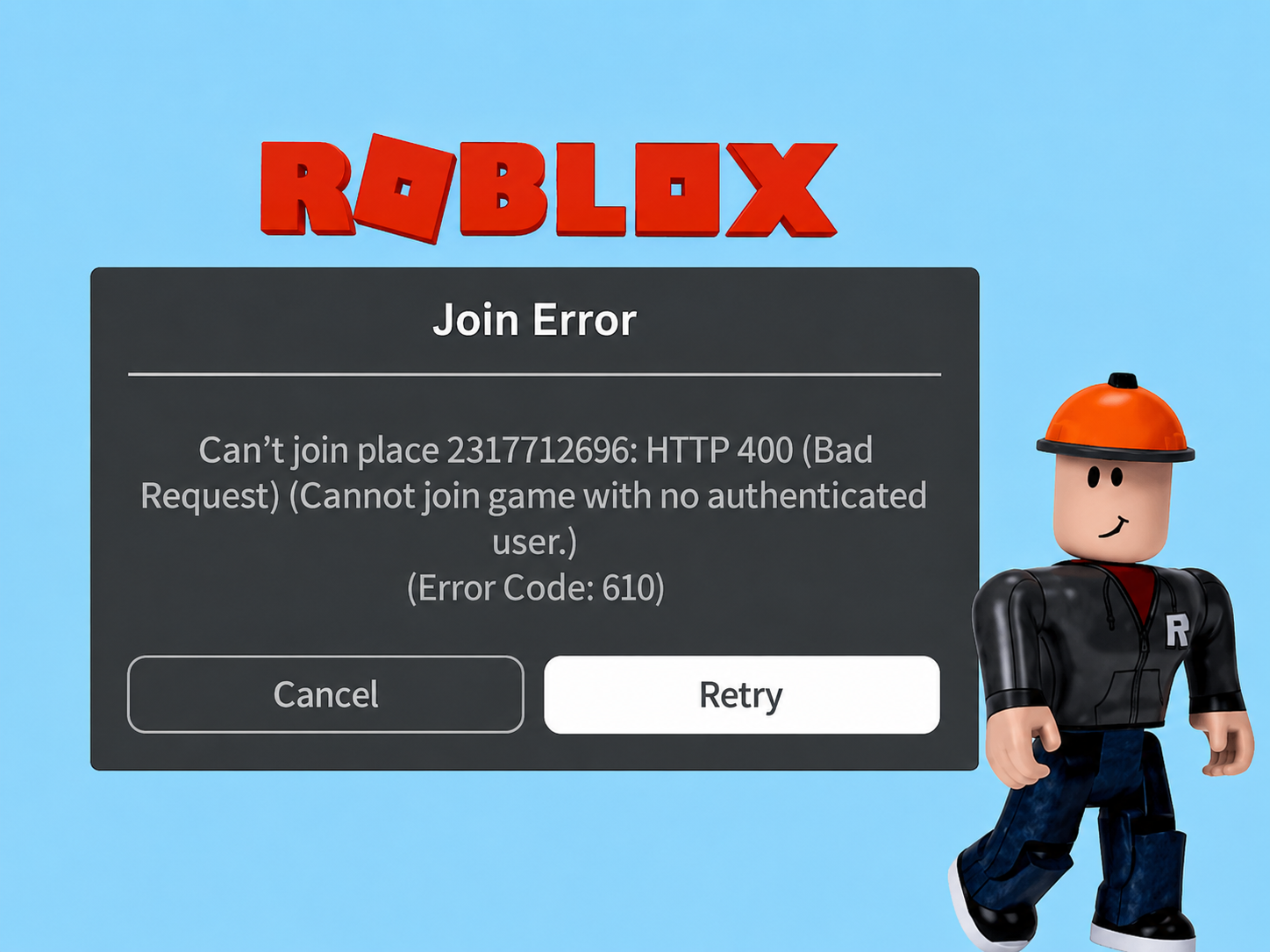 Các Lỗi Không Vào Được Roblox Trên PC