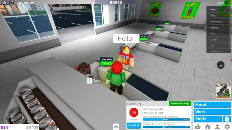 Làm Việc Kiếm Tiền Trong Bloxburg