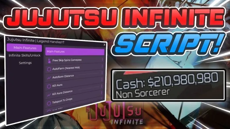Tính Năng Nổi Bật Trong Hack Jujutsu Infinite