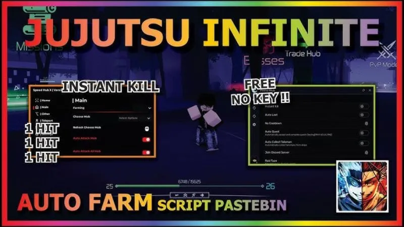 Hướng Dẫn Cài Đặt Hack Jujutsu Infinite