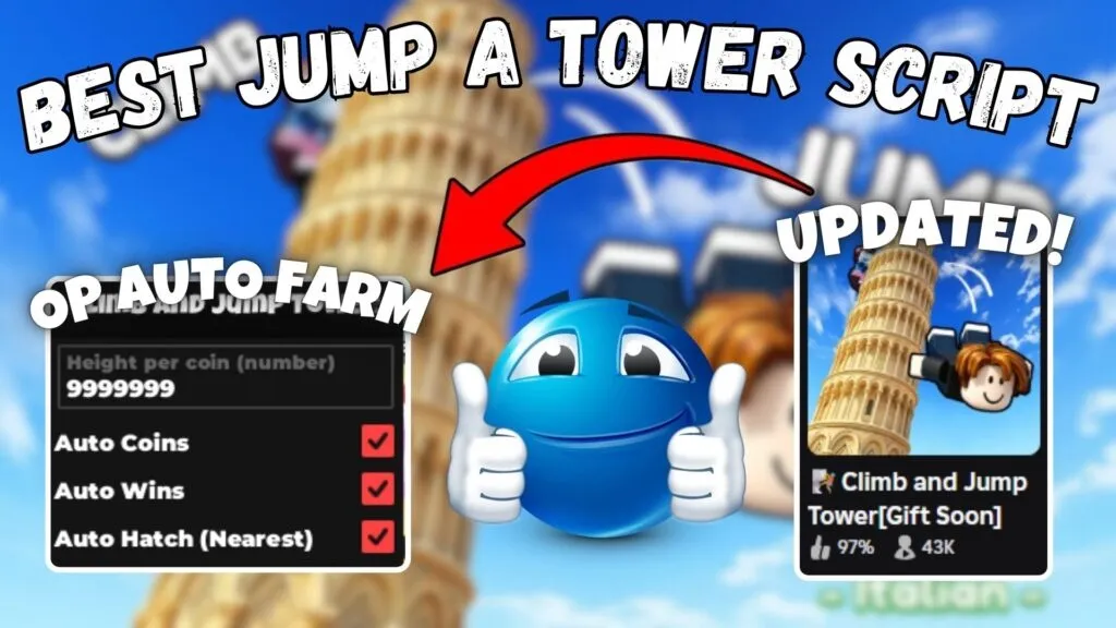 Một Số Tính Năng Nổi Bật Có Trong Script Climb and Jump Tower